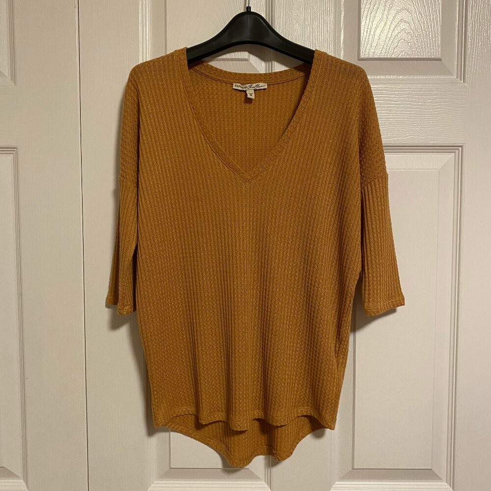 Express - Waffle Knit Top - XS